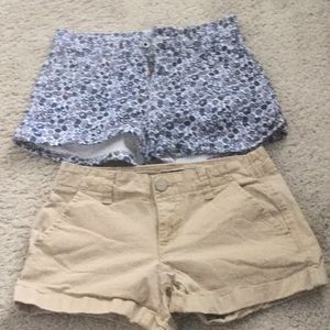 Two women’s shorts Size 4.